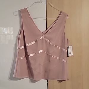 Woman's‎ Axcess Liz Claiborne Co Dressy Tank Top Black 14